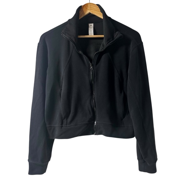 Yogalicious SOFTLITE Modal Full Zip Jacket Women's Black Sz M with Pockets EUC - Picture 2 of 9